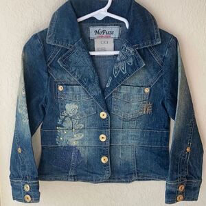 NoFuze Girls Jean Jacket